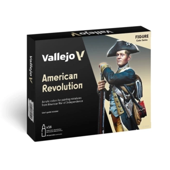 Set 16 pinturas modelismo American Revolution Vallejo 18ml