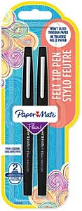 Set de 2 Rotuladores Negros Flair Paper Mate