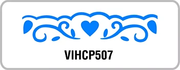 Artemio VIHCP507 Hearts edges punch
