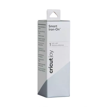 Vinilo Smart Termotransferible Plata Cricut Joy 13x60cm