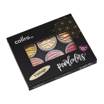 Set de 6 Pigmentos Coliro Finetec Vintage Pearl Colors

