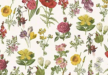 Papel Flores de acuarela Tassotti