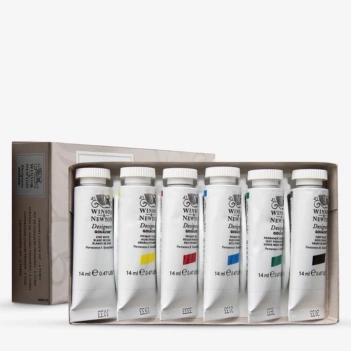 Set 6 tubos gouache primarios Designers Winsor & Newton 14ml