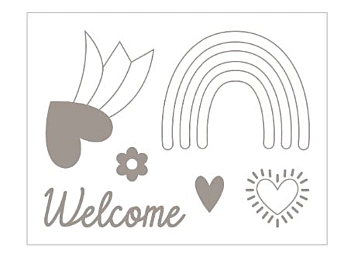 Artemio Clear Stamps Welcome 