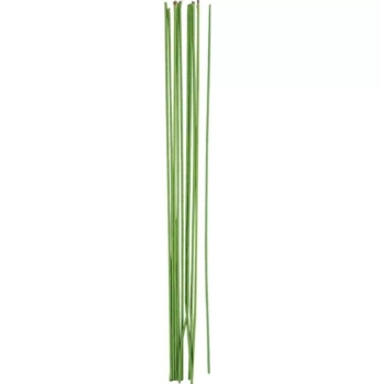 Creativ Company Set 10 green floral stem wires 06mm