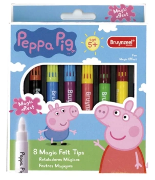 Set 8 Rotuladores Mágicos Peppa Pig Bruynzeel 

