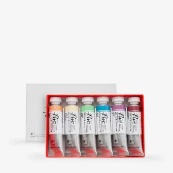 Set 6 tubos acuarela A premium surtidos ShinHan 15ml