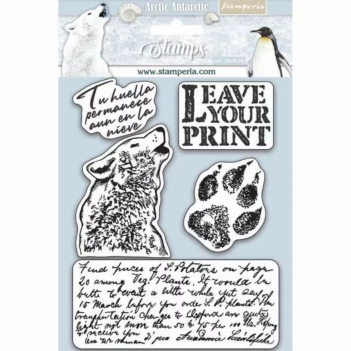 Set de Sellos Transparentes Shells Arctic Antarctic Stamperia


