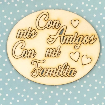 Die-cuts de madera Qué guapos Dayka