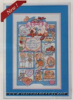 SUPER OFERTA **40%** Punto de cruz- Counted cross stitch Destinados a estar juntos- Meant to be together. 41332 Bucilla