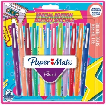 Zestaw 12 Cienkopisów Edycja Retro Flair Paper Mate