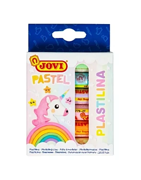 Caja 6 Barras de Plastilinas Colores Pastel Jovi 15gr