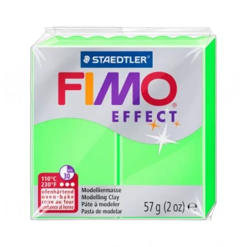 Fimo 57gr. Effect 501 Zielony neonowy