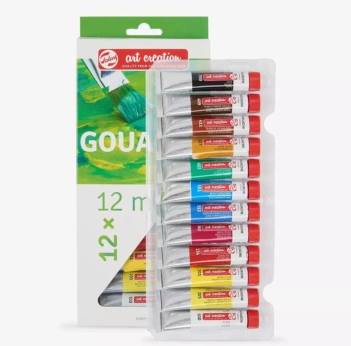 Set de 12 Gouache Art Creation Talens 12 ml