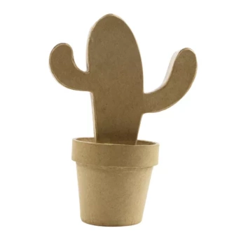 Cactus Mexicano de Papel Maché Décopatch