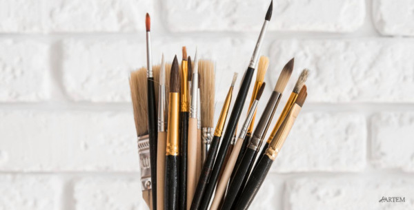 Tipos de pinceles para bellas artes y cómo utilizarlos